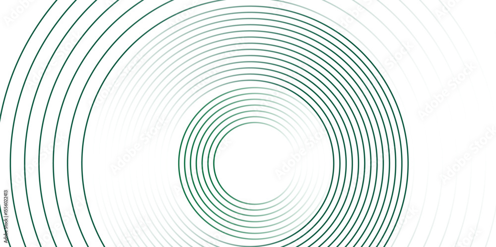 Aufkleber modern white and green abstract background with circle shape golden vector abstract graphic design f