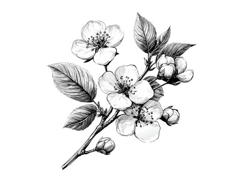 花の線描 9e83972b4145e48be150170f9cf252