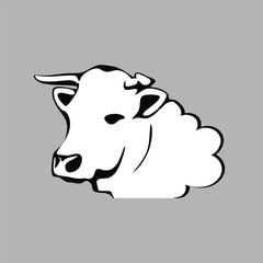 Illustration of Eid al-Fitr and Eid al-Adha icons, various sacrificial animals with transparent backgrounds as per design needs