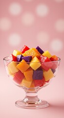 彩り豊か新鮮果物 キラキラ輝く宝石みたい