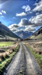 Fototapeta premium road in the mountains