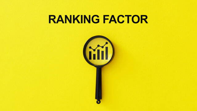 SEO Ranking factor is shown using the text