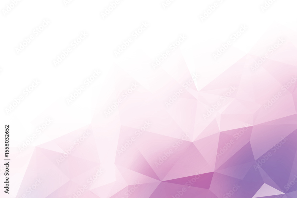 Poster abstract pink and purple polygon background with a soft gradient, isolated on white background
