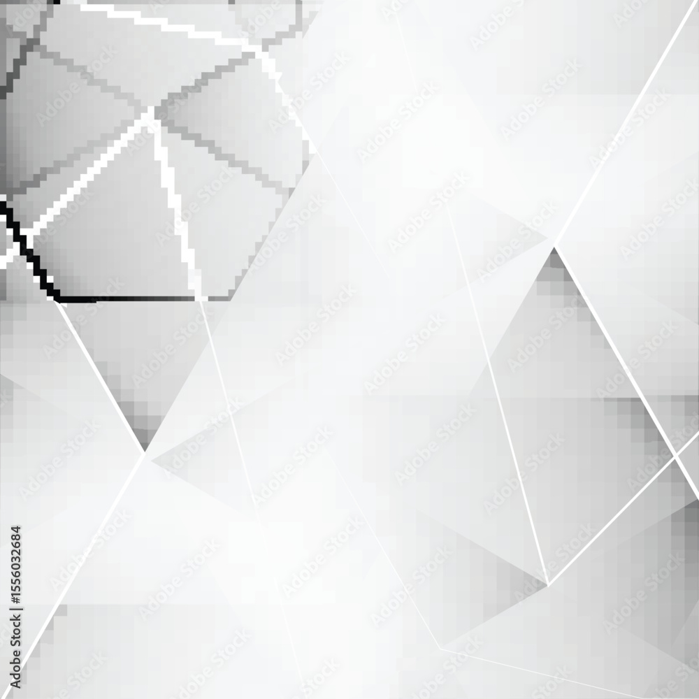 Poster abstract gray polygon background with a subtle gradient