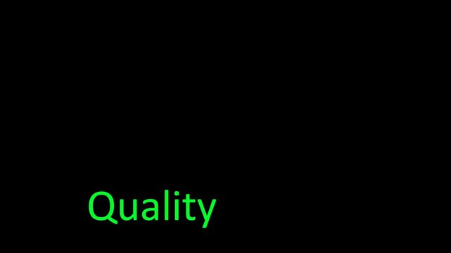 Cost reduction and quality improvement. Ideal for business strategy, process improvement, efficiency and economic planning. Alpha Channel