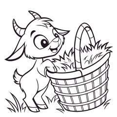 Hiding Goat Game Vector
