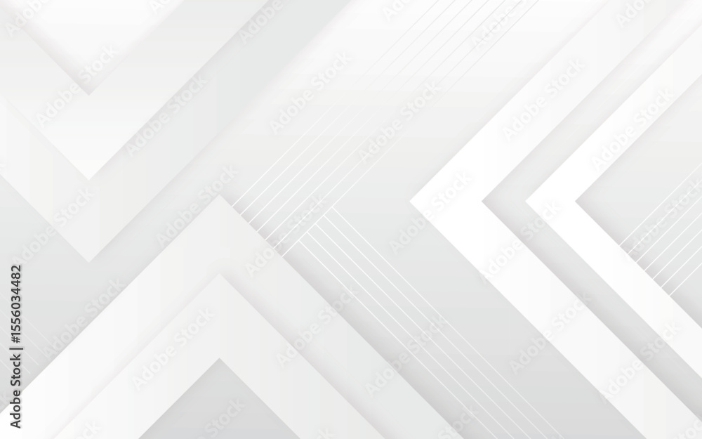 Poster abstract geometric background with white triangles and grey lines