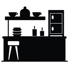 set of furniture icons