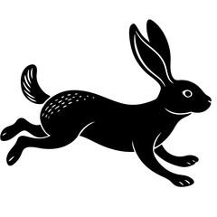 vector illustration of a cartoon rabbit