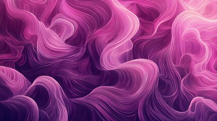 Purple Waves with Texture Abstract Background. Generative AI