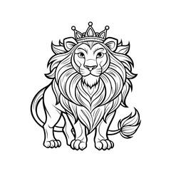 lion vector illustration
