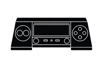 Obraz premium Console Mood Vector Graphic for Background graphic design