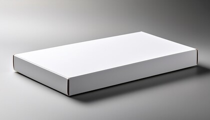 Fototapeta premium blank white rectangular box for packaging mockup