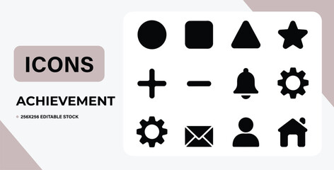  User Interface Solid Icons