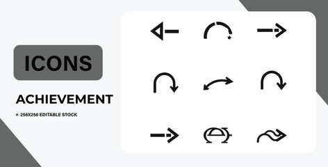 Black Arrow Icons 