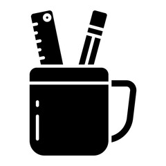 A premium download vector of stationery holder