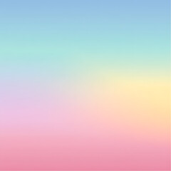Obraz premium Pastel Rainbow Gradient Background Soft, Dreamy Colors for Design Projects