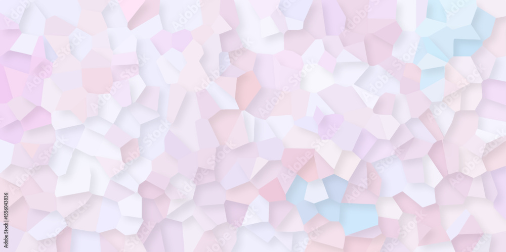 Poster beautiful multicolor crystallized polygon background. abstract light colorful stone tile pattern wit