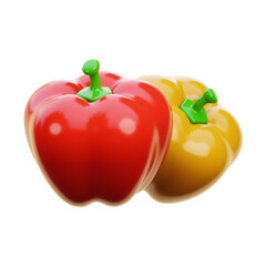 Bell Pepper 3D Icon