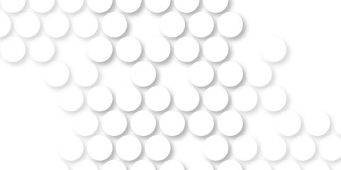 White tiles wall. round marble textures, ball tiles. Top view pavement circle block white texture with seamless patterns floor background. Air Bubble wrap texture background. Textured Background.