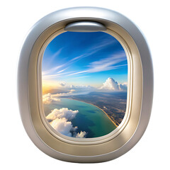 view from airplane window