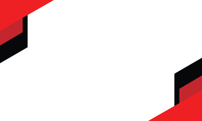 Bold abstract background with red and black diagonal shapes on a clean white backdrop. Ideal for modern designs, flyers, banners, or digital templates with a strong visual presence.