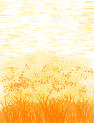 yellow orange colorful abstract illustration, background, wallpaper, card invitation design