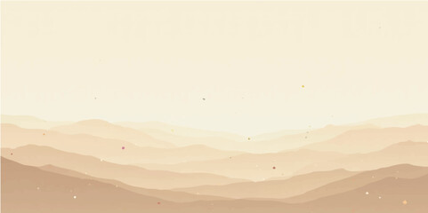 Multi-Tone Hill Silhouette Scene with Contrasting Soft and Dark Gradients


