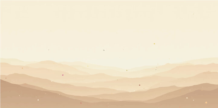 Multi-Tone Hill Silhouette Scene with Contrasting Soft and Dark Gradients

