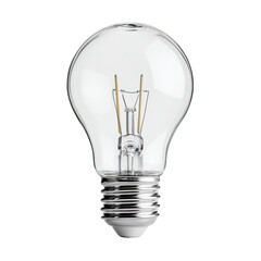 Classic Filament Bulb: An classic style filament bulb illuminates, casting a warm glow with its clear glass and detailed filament design, a symbol of simple elegance.