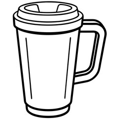 Travel Mug vector illustration