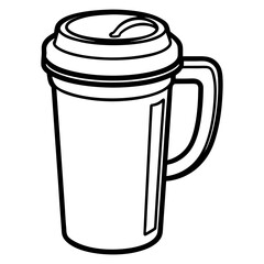 Travel Mug vector illustration