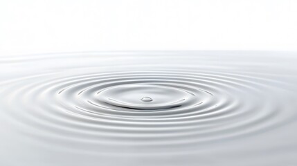 Fototapeta premium Water Drop Ripple Effect Abstract Background Grey