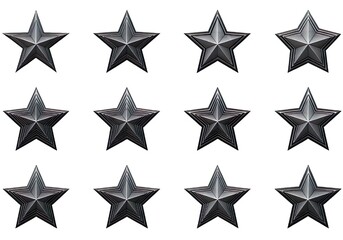 Fototapeta premium set of stars vector