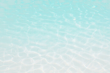 Calm turquoise water ripples background