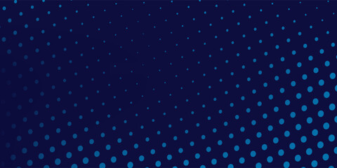 Dots wavy halftone background blue . Dot black pop art sport style vector modern simple good art