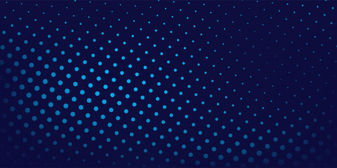 Dots wavy halftone background blue . Dot black pop art sport style vector modern simple