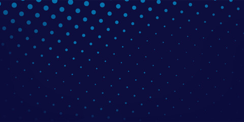 Dots wavy halftone background blue . Dot black pop art sport style vector modern simple good