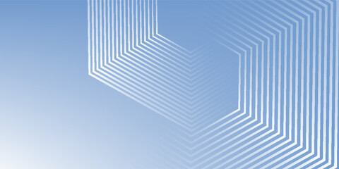 Abstract hexagon lines on gray background. Geometric stripe line art design modern