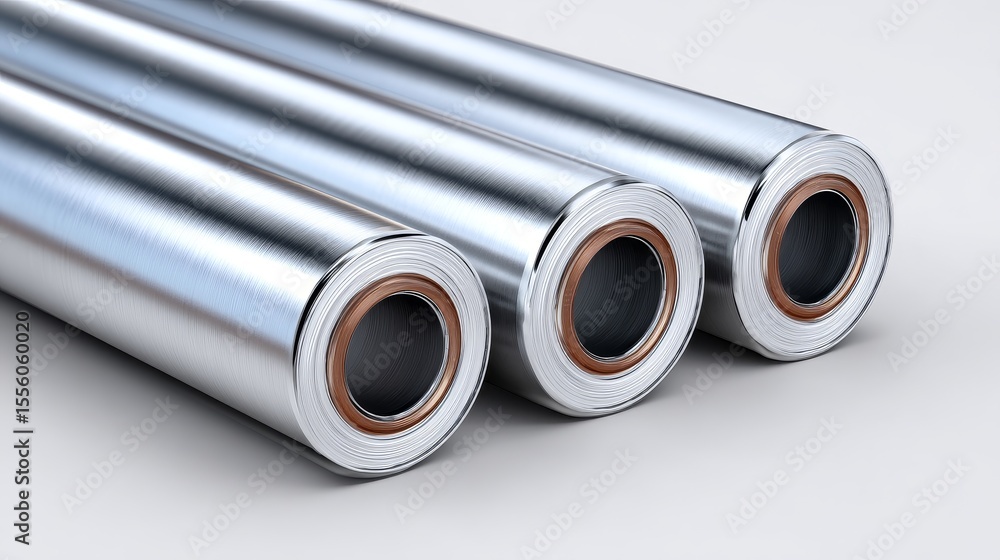 Poster dynamic operation of conveyor rollers in a manufacturing factory production line detailed view of ro