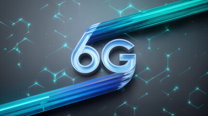 6G Network - Sixth Generation Wireless Mobile Technology Concept