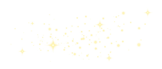 PNG Lens flare special effect, sparkling magic light dust. PNG effect bright flash yellow, vector shiny, shining magic spark, png glow glitter christmas.