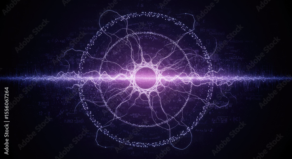 Poster abstract circular pattern graphic design