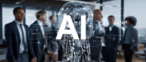 Ai technology in a business meeting