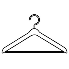 Clean Line Art Hanger Icon Design
