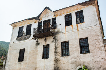 Old, abandoned Mediterranean house, showcasing weathered beauty and forgotten history