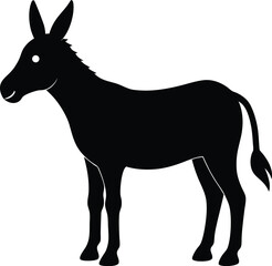 Farm Animal Silhouette Bundle , Goat, Pig, Chicken, Duck, Horse, Sheep Vector Collection