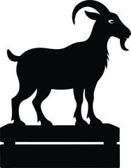 Farm Animal Silhouette Bundle , Goat, Pig, Chicken, Duck, Horse, Sheep Vector Collection