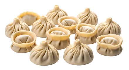 Delicious Steamed Dumplings: A Culinary Delight with Transparent Background
