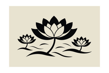 set of vector flowers